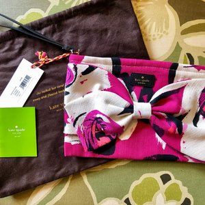 Kate Spade Floral Canvas Wristlet (NWT)